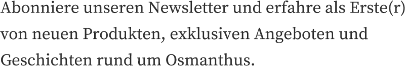 Abonniere unseren Newsletter